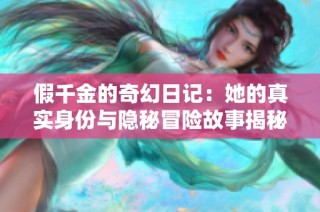 假千金的奇幻日記：她的真實(shí)身份與隱秘冒險(xiǎn)故事揭秘