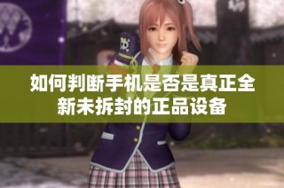 如何判斷手機是否是真正全新未拆封的正品設(shè)備