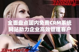 全面盤點國內(nèi)免費CRM系統(tǒng)網(wǎng)站助力企業(yè)高效管理客戶關(guān)系