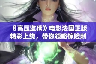 《高壓監獄》電影法國正版精彩上線，帶你領略驚險刺激的監獄故事