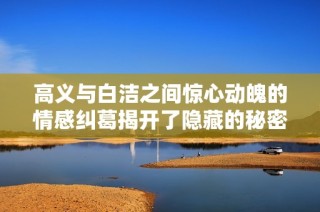 高義與白潔之間驚心動魄的情感糾葛揭開了隱藏的秘密與欲望之網