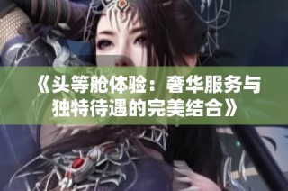 《頭等艙體驗(yàn)：奢華服務(wù)與獨(dú)特待遇的完美結(jié)合》