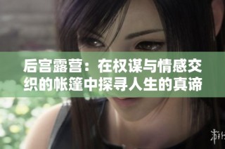 后宮露營：在權謀與情感交織的帳篷中探尋人生的真諦