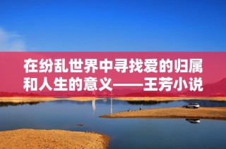 在紛亂世界中尋找愛的歸屬和人生的意義——王芳小說深度解析與全文閱讀指南