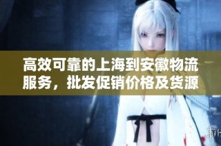 高效可靠的上海到安徽物流服務，批發促銷價格及貨源信息盡在掌握
