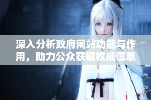 深入分析政府網(wǎng)站功能與作用，助力公眾獲取權(quán)威信息和服務(wù)