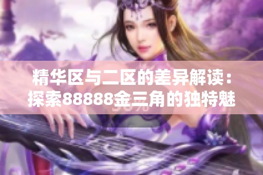 精華區(qū)與二區(qū)的差異解讀：探索88888金三角的獨(dú)特魅力與優(yōu)勢(shì)