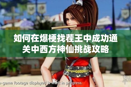 如何在爆梗找茬王中成功通關中西方神仙挑戰(zhàn)攻略