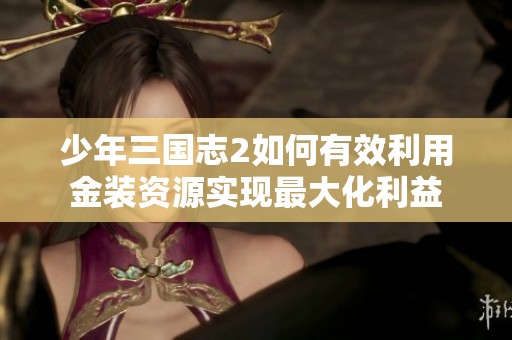 少年三國志2如何有效利用金裝資源實(shí)現(xiàn)最大化利益
