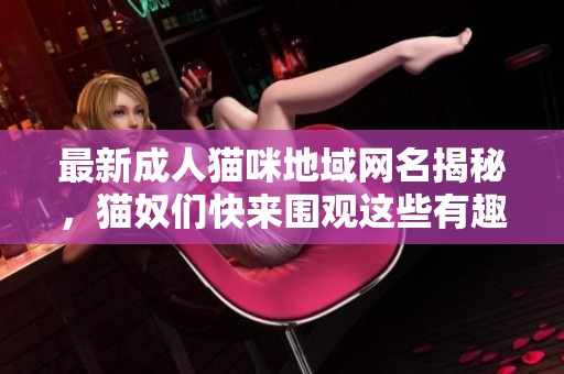 最新成人貓咪地域網名揭秘，貓奴們快來圍觀這些有趣的名字吧