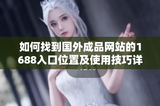 如何找到國外成品網站的1688入口位置及使用技巧詳解