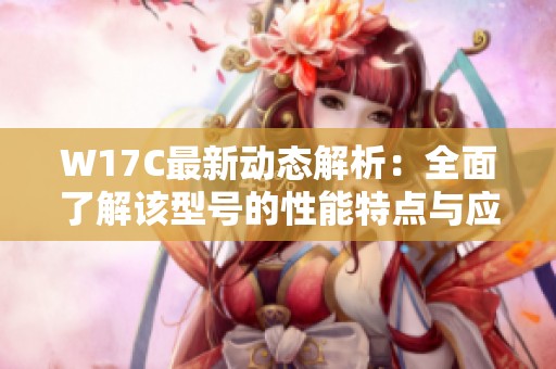 W17C最新動態(tài)解析：全面了解該型號的性能特點(diǎn)與應(yīng)用前景
