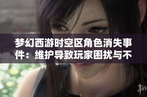 夢幻西游時空區角色消失事件：維護導致玩家困擾與不滿的思考